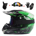 (  Green Floral, L) Racing Motorcycle Bike UK Motocross Helmet Road Dirt NEW Off Dirt Downhill