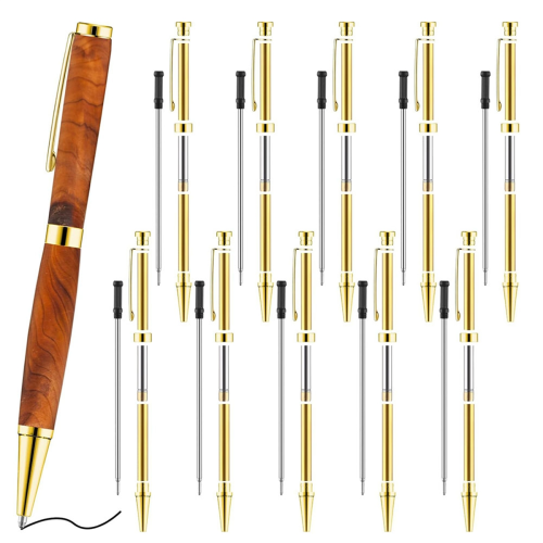 Pen Sets for Wood Turner 7mm Slim Pen Turning Set with Refill 10pcs C