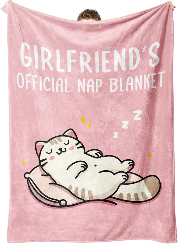 Valentines Gifts for Her, Idea Girlfriend Birthday Gifts Blanket, Romantic Anniversary, I Love You Gift for Her, Valentine's Christmas Birthday Present for Women Girlfriend 60"X 50"