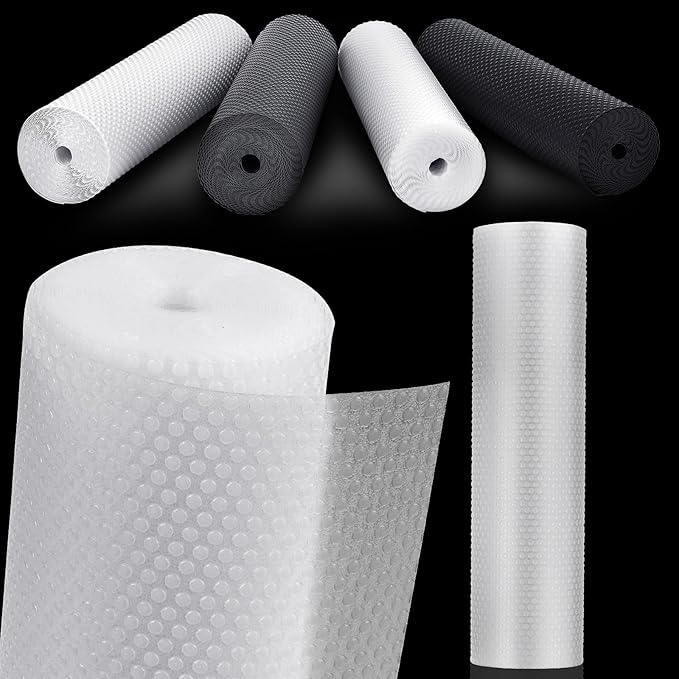 Drawer Liners, Waterproof Shelf Liner, Anti-Slip Non-Adhesive BPA Free Kitchen Cupboard Cabinet Liner Refridge Fridge Mats Sink Protector Strong Durable for Home (Clear/30cm x 305cm)