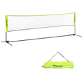 SPORTNOW 4m Adjustable Net for Badminton, Tennis, Volleyball â€” 107-155cm, Rust-Resistant Metal Frame, Carry Bag, Quick Setup | A95-008V01YL