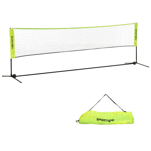 SPORTNOW 4m Adjustable Net for Badminton, Tennis, Volleyball â€” 107-155cm, Rust-Resistant Metal Frame, Carry Bag, Quick Setup | A95-008V01YL