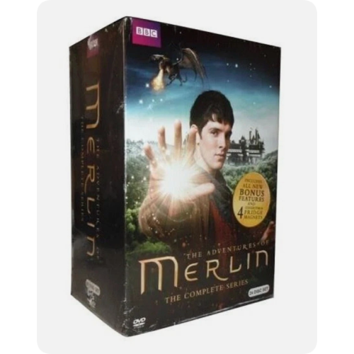 Merlin - The Complete Series, Season 1-5 (DVD, 24-Disc, Box-Set)