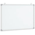 (80 x 60 x 1.7 cm) vidaXL Magnetic Whiteboard Dry Erase White Board Wall Writing Board Aluminium
