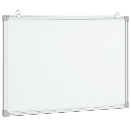 (80 x 60 x 1.7 cm) vidaXL Magnetic Whiteboard Dry Erase White Board Wall Writing Board Aluminium