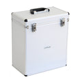 Oypla 35 x 12" LP Vinyl Record Box Hard DJ Flight Case Aluminium