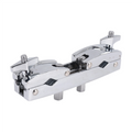 Drum Clamp 2 Hole Silver Multi Cymbal Stand Mount