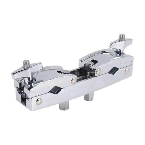 Drum Clamp 2 Hole Silver Multi Cymbal Stand Mount