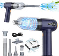 Handheld Vacuum Cleaner 15000Pa Powerful Car Vacuum Cleaner Cordless Car Hoovers Rechargeable Mini Vacuum with LED Display for Car Home Pet Hair Cleaning Carpet Blue