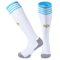 (Kids EU 30-36, Argentina) Football Socks For Argentina Home Kids and Adults Training Sport Racing Stocking