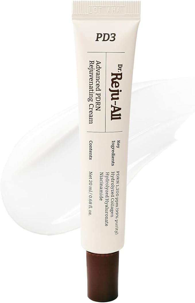 Dr. Reju-All Advanced PDRN Rejuvenating Cream – 99% Pure Salmon DNA Gel Type Face Moisturizer – Optimal 1200ppm for Glass Skin & Plumping – Korean Pharmacy Anti-Aging Skin Care Face Cream – 20ml