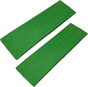 WESTEND CHOICE 7cm Wide Headbands 2 Pack Plain Stretchy Hairband Unisex Kylie Headband Bandeau Gym Exercise Headbands for Women & Men Soft Yoga Head Band (Green)