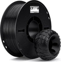 ELEGOO TPU Filament 1.75mm Black 1KG, 95A Soft Flexible 3D Printing Filament 1KG Spool(2.2lbs) Fits for Most FDM 3D Printers
