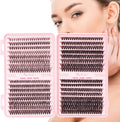 Cluster Lashes 640pcs with 30D 40D 50D 60D, Lash Clusters in D Curl 9-16mm, Eyelash Clusters for Natural Look DIY at Home, Individual Eyelashes Soft Lightweight and Easy to Apply