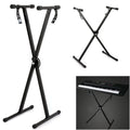 Portable Heavy Duty X Frame Folding Adjustable Keyboard Stand