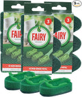 Fairy Soap Dispensing Non Scratch Sponge Scourer Dish Brush Replacement Refill Heads, Durable Long Lasting Bulk pack of 9 Heads