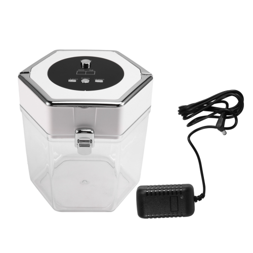 Resin Bubble Remover Pro, 3-9 Minutes Efficient 99% Removal Vacuum Degassing Chamber Digital Display EU Plug