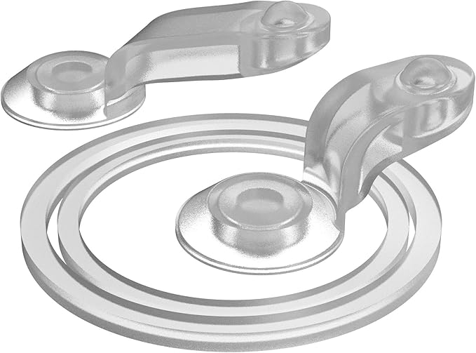Ion8 Water Bottle Leak Proof Replacement Seals OneTouch Classic & Evo Water Bottle Lid, Dishwasher Safe, BPA Free, Easy Clean Silicon, Transparent, One Size