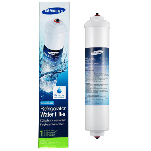 Samsung Aqua-Pure Plus DA29-10105J HAFEX/EXP External Fridge Water Filter - 1000 Gal, NSF Certified, 96.9% Chlorine Reduction