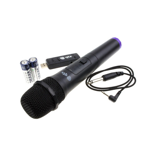 USB Powered Wireless UHF Handheld Karoke Singing Microphone Set 863.2MHz