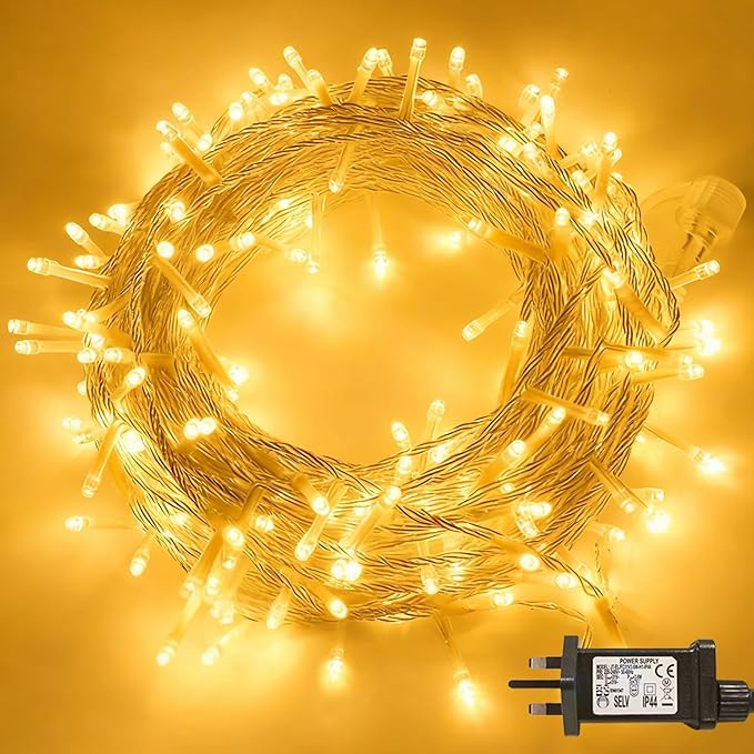 Fairy Lights Plug in, 15M 120 LED Indoor String Fairy Lights Mains Powered, Outdoor Fairy Twinkle Lights Christmas Lights 8 Modes IP44 Connectable for Bedroom, Garden, Party, Camping[Energy Class D]