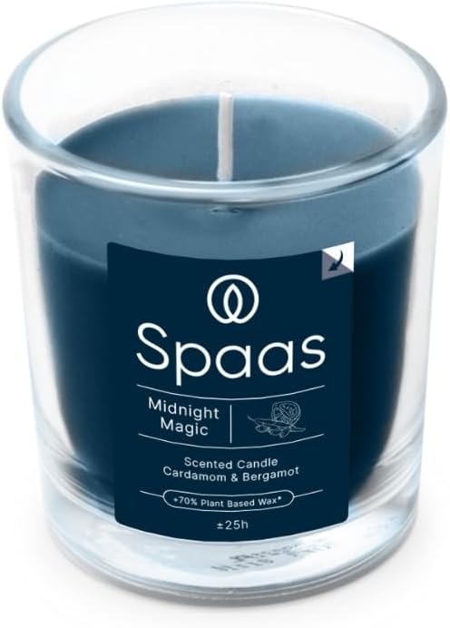 Spaas Scented Candle 25h, Midnight Magic