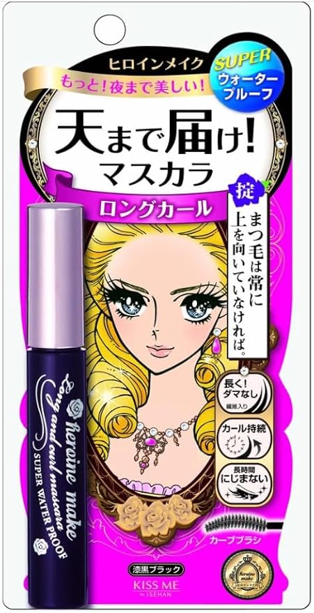 Isehan Heroine Make Long & Curl Mascara Waterproof Black