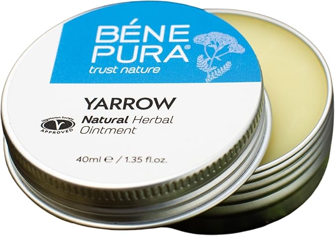 BenePura Hemorrhoids Ointment, Natural White Yarrow Ointment for Burning, Itching and Discomfort, 40 ml (Pack of 1)
