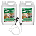 One Chem 2 x 5 Litre Ready To Use Spray and Leave with added Long Hose Trigger Spray - Fencing Patio Decking Driveway - Green Algae and Mould Killer