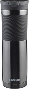 Contigo Travel Mug Byron, Stainless Steel Thermal-Mug, Coffee to go cup, 100% leakproof, Keeps hot for 7 hours, dishwasher safe lid, Bronze