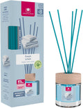 Cristalinas 35ml Fresh Linen Air Fresheners - Reed Diffuser Home Fragrance Lasts upto 8 weeks - Room Diffuser Sticks with Coloured Fragrance Oil