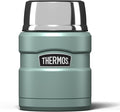 Thermos Stainless King Food Flask, 470ml Capacity - Sleek Multi- Purpose Flask for Daily Food Prep - Durable Stainless Steel with Classic Duck Egg Finish - Ideal for On-the-Go Meals & Drinks