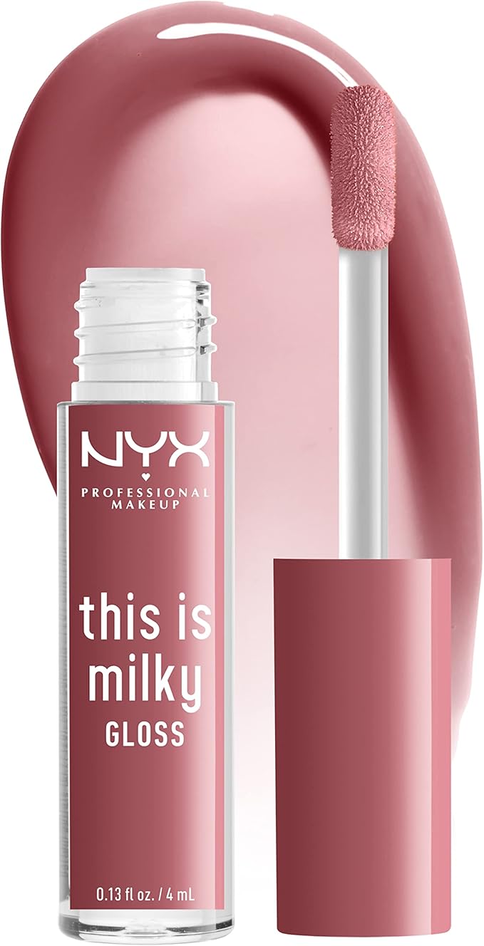 NYX PROFESSIONAL MAKEUP This Is Milky Gloss, Vegan Lip Gloss - Cherry Skimmed