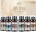 AESHORY 6 x 10ml Hotel Essential Oils Set, Premium Luxury Aroma Oil Scented Oil for Diffuser for Home, Humidifier, Candle Making, Air Freshening