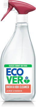 Ecover Oven & Hob Cleaner Spray, Cuts through Grease, Grime And Burnt Food, Fresh Jasmine & Mandarin Scent 1 x 500ml