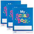 Baker Ross FX830 Large Scrap Books - Pack of 3, Arts and Crafts Books for Kids