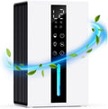 Dehumidifiers for Home with 1800ML, Dehumidifier for Bedroom Sleep & Auto Humidity & 2 Modes, Auto Shut Off, 6-48 Hour Timer, Dehumidifier for Drying Clothes with Touch Control Portable RGB Light
