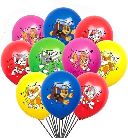 20Pcs Dog Balloons Theme Birthday Party Decorations Party Latex Balloons For Birthday Party Decoration