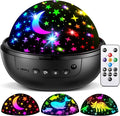 COOLNIGHT Night Light Projector for Bedroom, 93 Lighting & 3 Films Star Projector Plug in Night Light Kids, 360° Rotate & Timer & Dimmable Sensory Lights, Nursery Decor[Energy Class G]