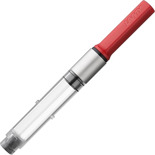Lamy Z28 converter in red fountain pens abc, safari, joy, AL-star, Lx, nexx, nexx M - for use with ink bottles - replacement for ink cartridges