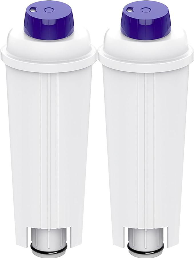 2PCS Coffee Machine Water Filter for DeLonghi DLSC002 Water Filter for De'Longhi ECAM, ETAM, EC, BC Series