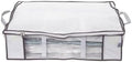 Lakeland Vacuum Clothes and Duvet Storage Tote Bag - 50L Underbed Stores Double Duvet & 4 Pillows