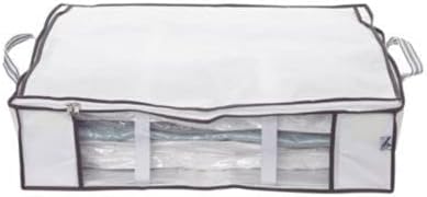 Lakeland Vacuum Clothes and Duvet Storage Tote Bag - 50L Underbed Stores Double Duvet & 4 Pillows
