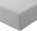 RUIKASI King Fitted Sheet Deep - Light Grey Bottom Sheet for Kingsize Bed with 40cm 16 Inches Extra Deep Sided Pocket, Soft Microfiber Bedsheet Ultra Deep Fit with Mattress
