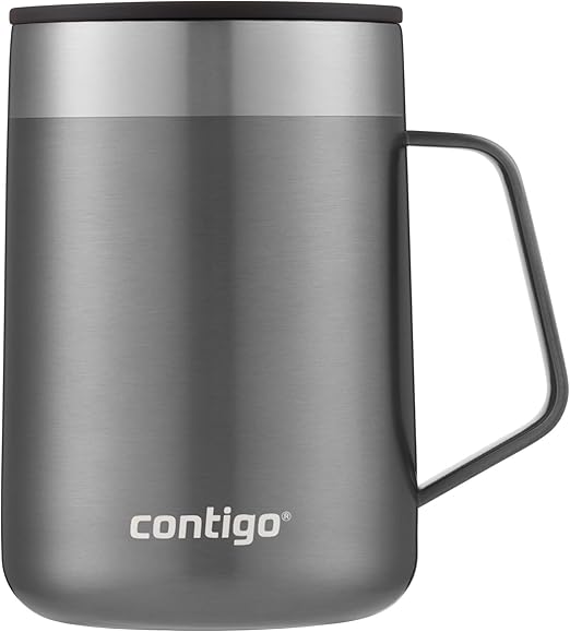 Contigo Streeterville Desk Mug Insulated Coffee Thermal Mug with Stainless Steel Handle