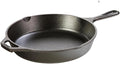 Lodge Pre-Seasoned Cast Iron Skillet for Indoor and Outdoor Use. Induction Frying Pan. Oven, Grill and Metal Utensil Safe Skillet Frying Pan with Pouring Lips. Made in The USA. 26 cm/10.25 inch