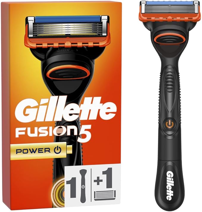 Procter & Gamble Gillette Fusion5 Power Men's Razor - 1 Blade, Engineered with Antifriction Blades for Up to 20 Shaves Per Blade Refill