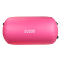 (Pink, 100 x 60 cm) Inflatable Air Roller Gymnastics Mats Air Roll Air Barrel Tumbling Mat