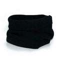 (Black) Thermal Fleece Neck Warmer Mask Winter Snood Scarf Tube Cycling Motorbike Ski UK