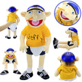 60cm Jeffy Hat Hand Puppet Plush Cosplay Toy Game Stuffed Doll Kids Christmas Xmas Gifts